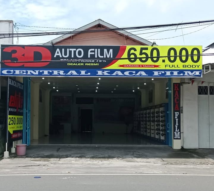 Bengkel Central Kaca Film di Jl. Slamet Riyadi No. 200, Kartasura, Sukoharjo